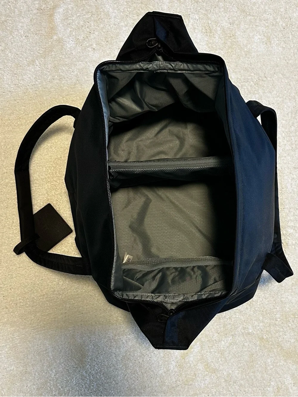 Thule Subterra 2 Black Duffel Bag with Dual Top Handles